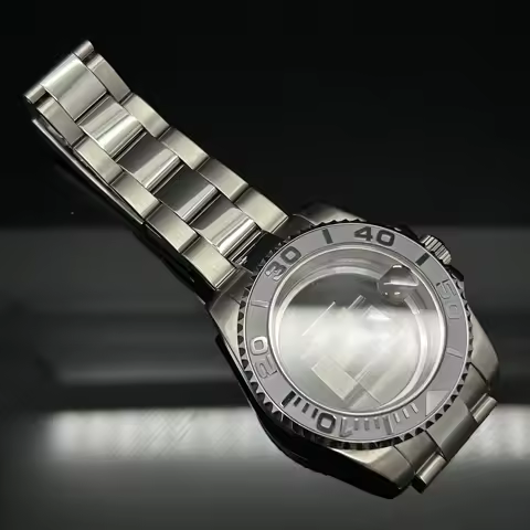 40mm Modification Accessories Sapphire Case Strap for Seiko Yacht-Master Submarine NH35 NH38 NH36 NH