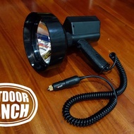 HANDHELD SPOTLIGHT BERBURU BOHLAM HID 35 WATT JARAK TEMPUH 12KM - CAHAYAMEGAH