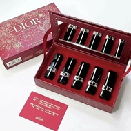 Lipstick Gift Box Set Year of the Dragon 5-Piece Set 2024 Birthday Gift Dior Medium Sample Lipstick