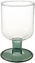 Keystone Bottom Half Color Goblet Green Diameter 3.0 x H 5.1 inches (7.5 x 13 cm) KI014588 Cup Glass
