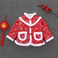 HUANGHU Store Adorable Floral Cotton-Padded Jacket for Girls - Ideal for Winter in Malaysia