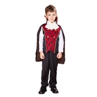 ❤Fast Delivery❤Kids Deluxe Vampire Costume Boys Gothic Vampire Cloak Fancy Dress Child Halloween Par