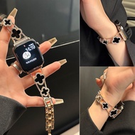 Clover Charm Metal Strap for Apple Watch | All Series 49mm 45mm 41mm Band