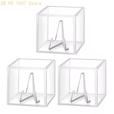 Acrylic Rings Display Box Rings Storage Box for Jewelry and Guitar Picks with High Transparency and 