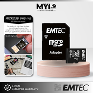 (READY STOCK) - DMES | ADATA | Emtec Micro SD SDMC1 16GB | 32GB - Max Read Speed up to 90MB/s Max Wr
