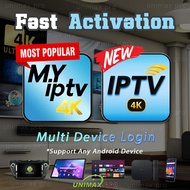 MYIPTV4K IPTV4K FAST RENEW TOPUP LANGGANAN RELOAD 3 / 6 / 12 BULAN MYIPTV 4K IPTV 8K