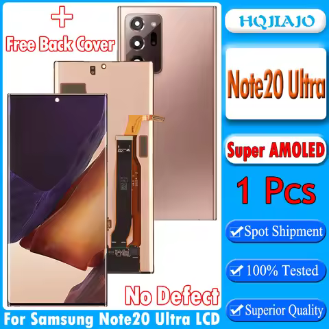 6.9" Super AMOLED For Samsung Note20 Ultra LCD N986B N985 N985F Display Touch Assembly For Samsung N