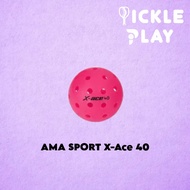 [READY STOCK] AMASPORT X-Ace 40 Pickleball / Pink / Original Product / USAPA Approved / X Ace Pickle
