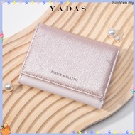 Tracey Denim Textured Bifold Vegan Leather Short Wallet