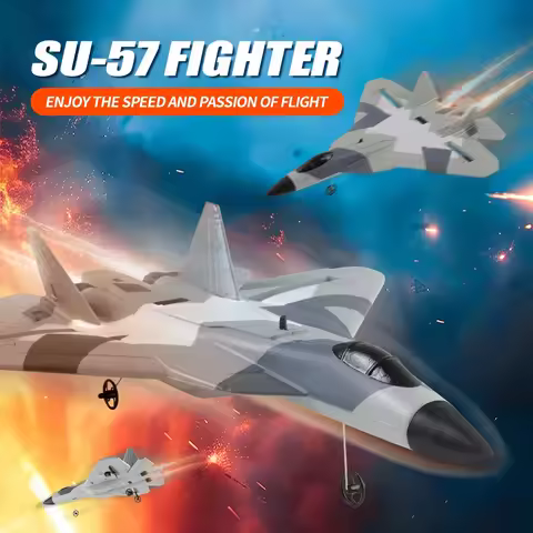 SU 57 Airplane RC 2.4G Remote Control Aircraft Electric EPP Foam Plane FX657 Rc Fighter Fixed Wing H