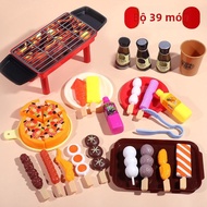 Bộ Đồ Chơi Nhà Bếp Nhựa Giả Mạo BBQ Cho Trẻ Em Đồ Chơi Giáo Dục Sớm Cho Bé Trai Và Bé Gái Đồ Chơi Nh