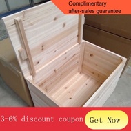 YQ63 Solid Wood Wooden Box Bed Storage Box Free Combination Windows and Cabinets Shoe Cabinet Toy Cabinet Tatami Storage