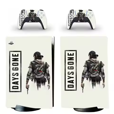 Days Gone PS5 Digital Edition Skin Sticker Decal Cover for Console and 2 Controllers PS5 Skin Sticke