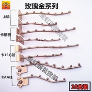 Clothing Underwear Hook Rose Gold Square Tube 7 Beads Card Square Tube 5 Beads Titanium Wall 7 Beads