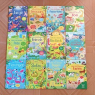 usborne English Sticker Book sticker book Children's Sticker Book Scene Stickers Multi-Scene Small Stickers