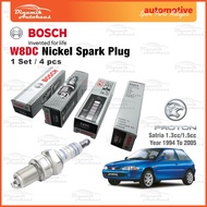 Proton Satria 1.3cc 4G13 / 1.5cc 4G15 Car Ignition Spark Plugs Bosch W8DC Nickel Spark Plug (4pcs)