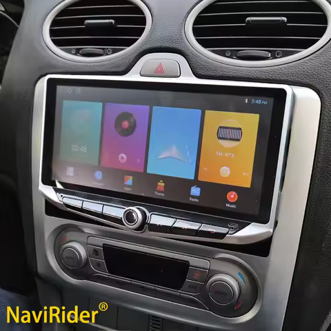 10.88" Android Qled Screen For Ford Focus Mk 2 2004 - 2011 Mobile Charging GPS Carplay Video Player 