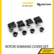 100% Original Rotor Chainring Bolts with Cover for Shimano 110X4 bolt Basikal Selak Ultegra R8000