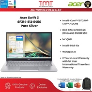Acer Swift 3 SF314-512-54ES (Silver) Laptop | i5-1240P | 8GB RAM 512GB SSD | 14" QHD | Intel Iris Xe | MS OFFICE+BAG | 2Y Warranty