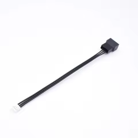 13cm PWM mini 4pin fan to Ph2.0mm mirco 3pin Power Adapter Cable for Videocard VGA Graphics Card