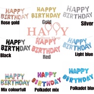 Set Happy Birthday Abjad / Alphabet (1Set/13 Huruf )