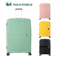 POLO WORLD PW413N TSA LOCK LUGGAGE 29" กระเป๋าเดินทางล้อลาก 4 ล้อคู่ ขนาด  29 นิ้ว Verve Lite HardCase Luggage กระเป๋าเดินทางล้อลาก โปโลเวิล์ด ระบบล็อค TSA