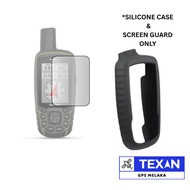 Silicone Case and Screen Protector for Garmin GPSMAP 65s, 64s