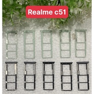 New original oppo realme c51 sim tray / standard realme c51 phone replacement sim tray