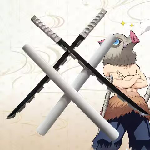 72CM Demon Slayer Katana Character Role-playing Hashibira Inosuke Toys Sword Film and Television Pro