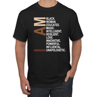 I Am Men Educated Magic Innovative Unapologetic Men Graphic Tshirt