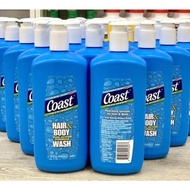 Coast American 2in1 Body Wash 946ml bottle with spout