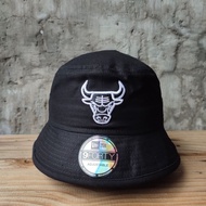 Chicago Bulls Bucket Hat with White List