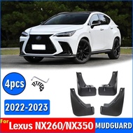 FOR Lexus NX NX260 NX350h 2022 2023 Mudguard Fender Mud Flap Guards Splash Mudflaps Car Accessories 