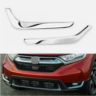 Steel Fog Light Strips For Honda CRV 2017- Front Foglamp Molding Accessories