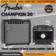 Fender Champion 20 Guitar Combo Amplifier, 230V UK