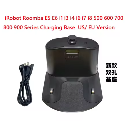 1pc Charger Dock Station for iRobot Roomba E5 E6 i1 i3 i4 i6 i7 i8 500 600 700 800 900 Series Chargi