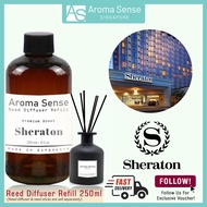 Aroma Sense Sheraton Hotel Scent Reed Diffuser Refill (250ml) Fresh & Long Lasting Fragrance, Aromat