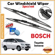 For Toyota Innova BOSCH ADVANTAGE Wiper Front FREE Windshield Tablets Wiper Cermin Kereta DIY Origin