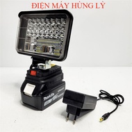 Thân Đèn pha Led 5 Inch dùng chân Pin Makita 144V - 21V Điện Máy HÙng Lỳ phụ tùng chính hãng