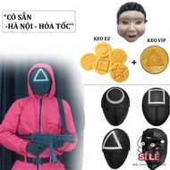 Squid Game mask cosplay Squid Game, round, square, triangle soldier character transformation from th