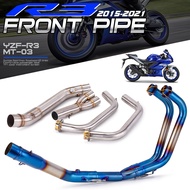 Full Exhaust System Pipe Piping Yamaha R3 R25 V1 V2 2014-2023
