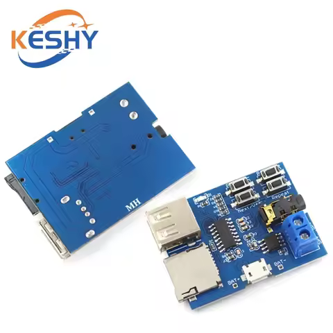 Voice Sound Playback Module Arduino MP3 Player Module UART I/O Trigger Class D Amplifier Board 5W 8M