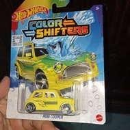 Color Shifters Morris Mini Cooper Yellow Hw Hot Wheels Hotwheels Jdm Bday Gift Hadiah Kado Unik Ulan