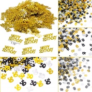 Number 30 40 50 60 30th 40th 50th 60th Birthday Anniversary Table Scatter Confetti Party Decoration