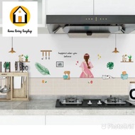 Stiker dapur dan dinding tahan panas wallpaper dapur tahan air dan minyak wallpaper serbaguna tahan air minyak dan air mudah di bersihkan sudah di lengkapi lem ukuran 60 cm x 100 cm