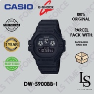 (OFFICIAL WARRANTY) G-SHOCK ORIGINAL DW-5900BB-1/DW-5900BB-1DR/DW-5900BB/DW5900BB