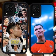 Black Casing for Samsung A04 A05 A06 A07 J7 J2 Prime F04 A22 A12 A04E M04 Pro 5G H120 CR7 Ronaldo