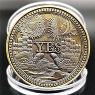 Phantom Thief Kidd Coin Skeleton Angel Double-Sided YES Decision Coin Commemorative Coin NO Coin Fin