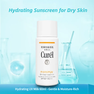 Curel Physical UV Protection Sunscreen Lotion - Hydrating Moisturizer for Sensitive Skin & Pregnancy