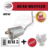 TURBO EXHAUST⭐READY STOCK PERODUA MYVI / VIVA REAR MUFFLER /REAR EXHAUST PIPE /CAR EXHAUST PIPE